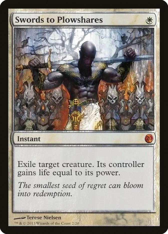 2013 From the Vault: Twenty Swords to Plowshares mythic #2 unlisted card image