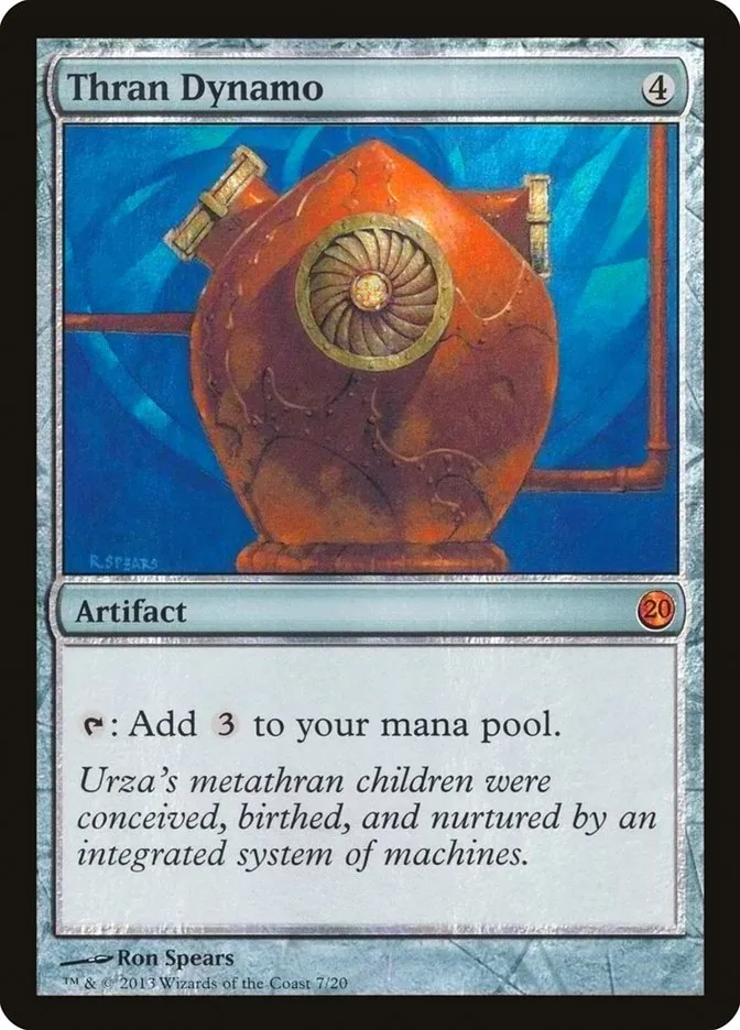 2013 From the Vault: Twenty Thran Dynamo mythic #7 unlisted card image