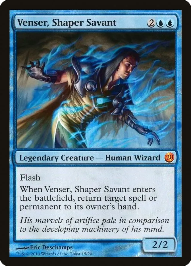 2013 From the Vault: Twenty Venser, Shaper Savant mythic #15 unlisted card image