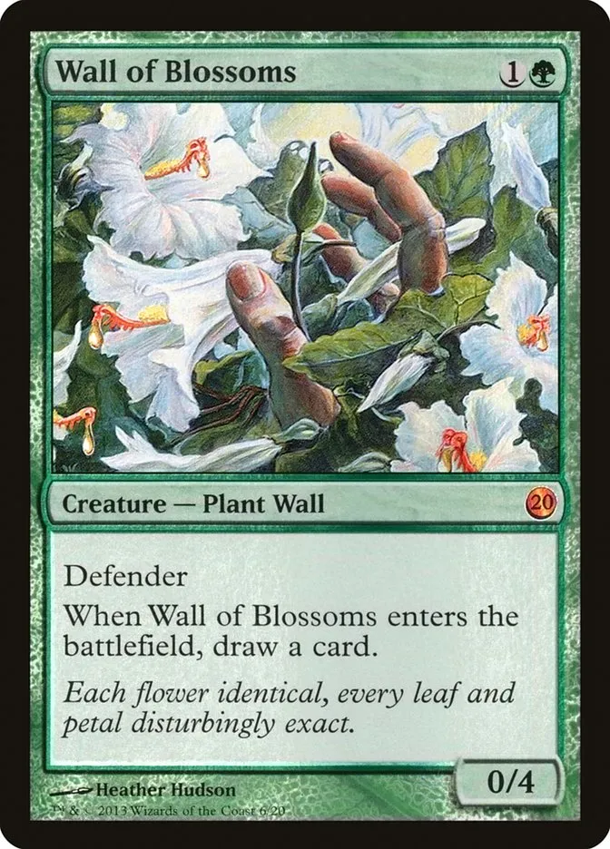 2013 From the Vault: Twenty Wall of Blossoms mythic #6 unlisted card image
