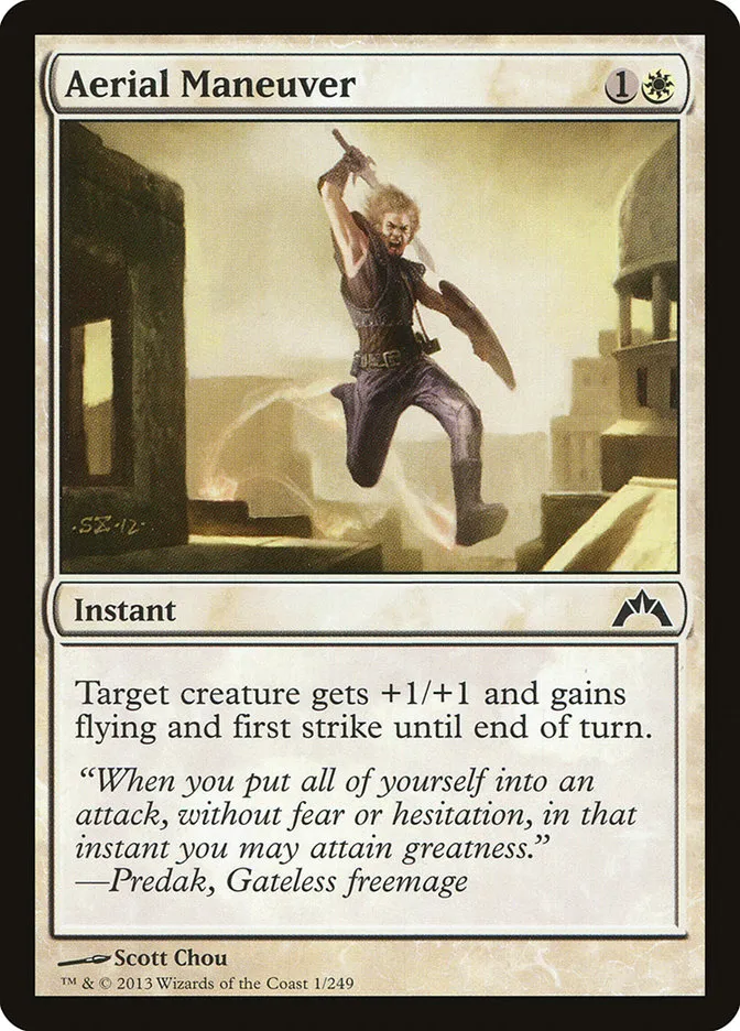 2013 Gatecrash Aerial Maneuver common #1 unlisted card image