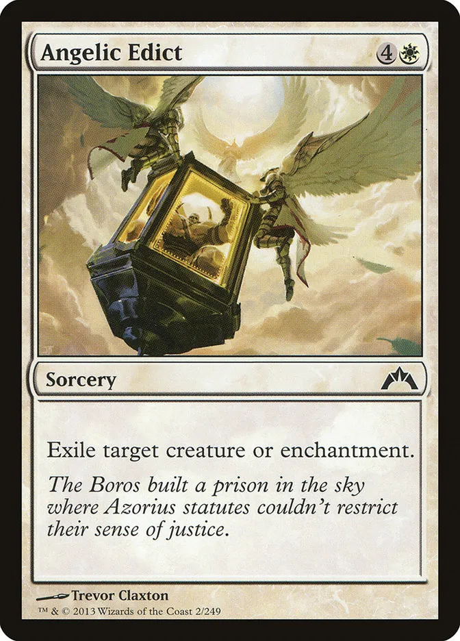 2013 Gatecrash Angelic Edict common #2 unlisted card image