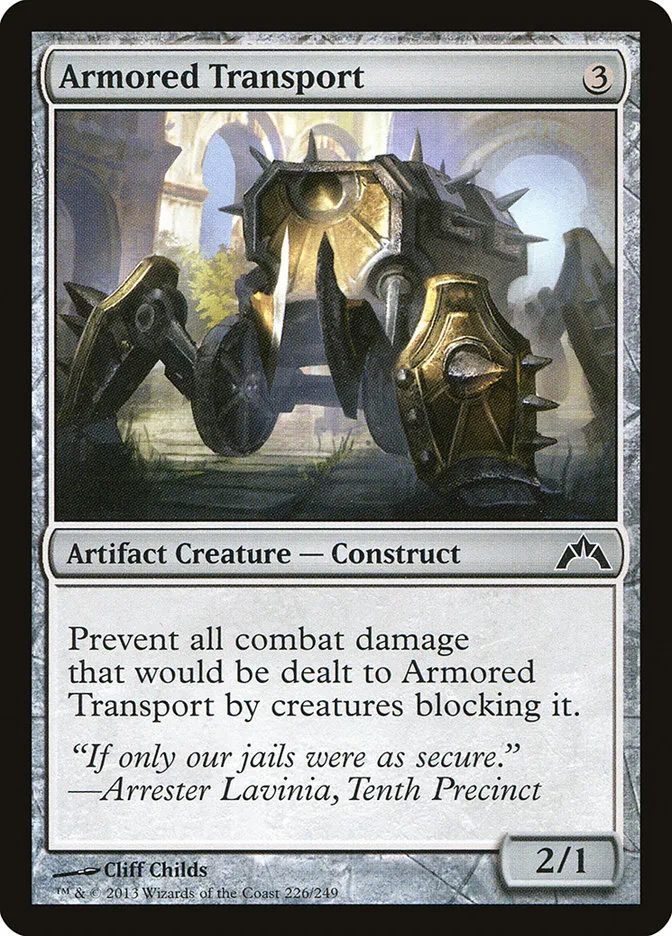 2013 Gatecrash Armored Transport common #226 unlisted card image