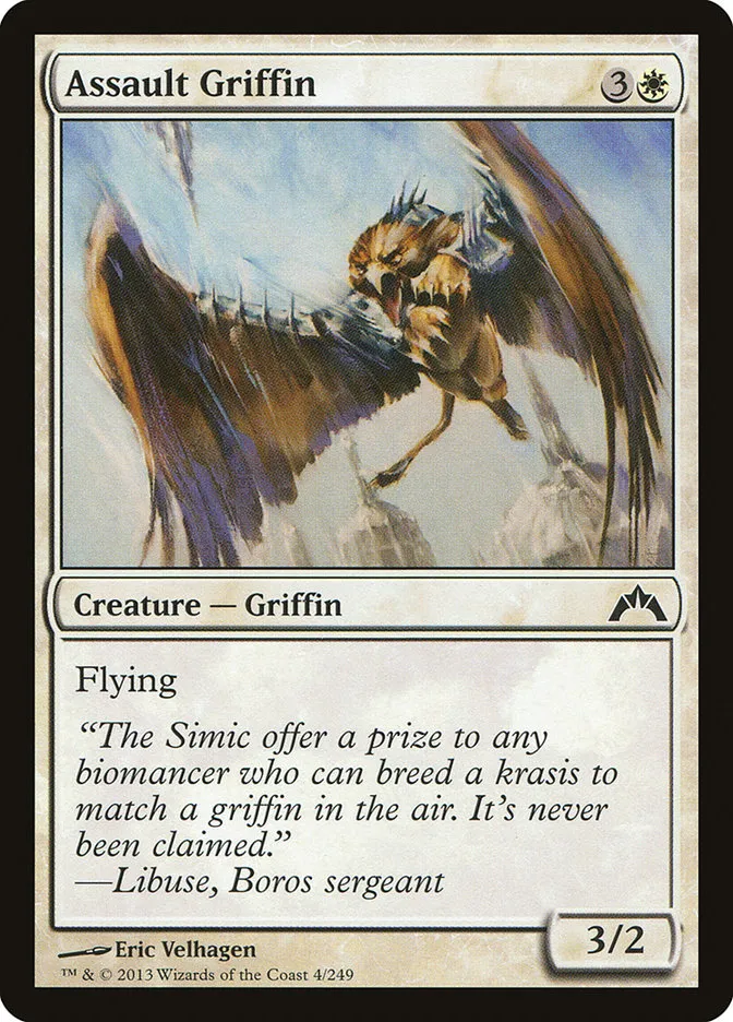 2013 Gatecrash Assault Griffin common #4 unlisted card image