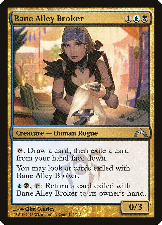 2013 Gatecrash Bane Alley Broker uncommon #145 unlisted card image