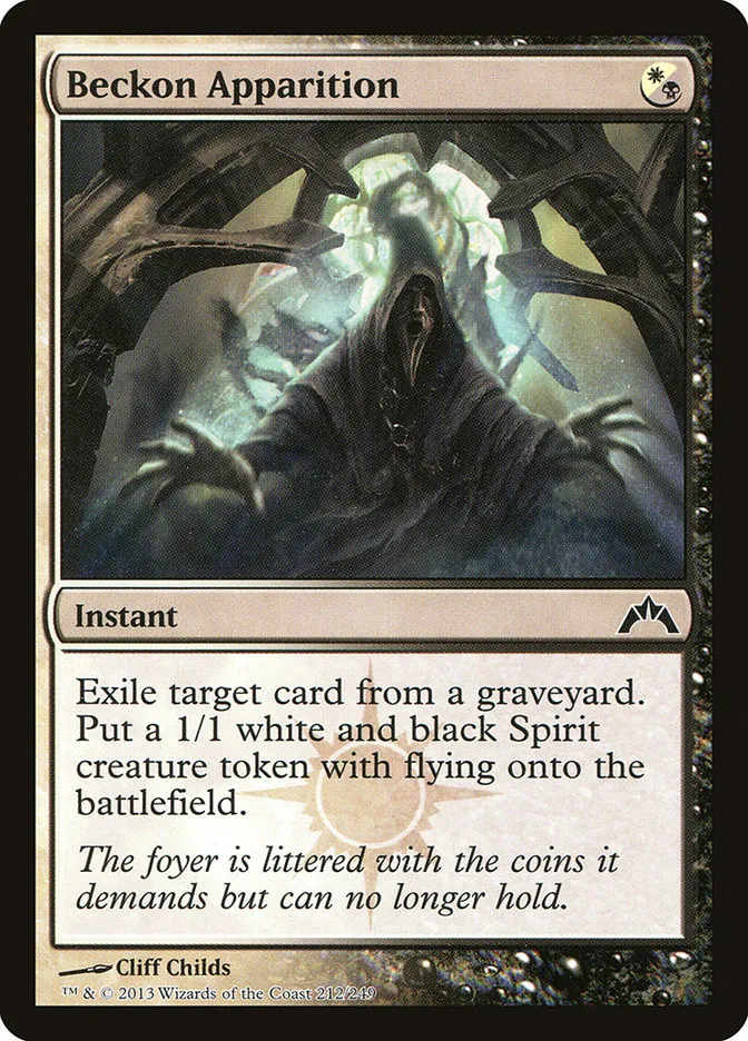 2013 Gatecrash Beckon Apparition common #212 unlisted card image