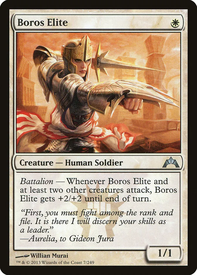 2013 Gatecrash Boros Elite uncommon #7 unlisted card image