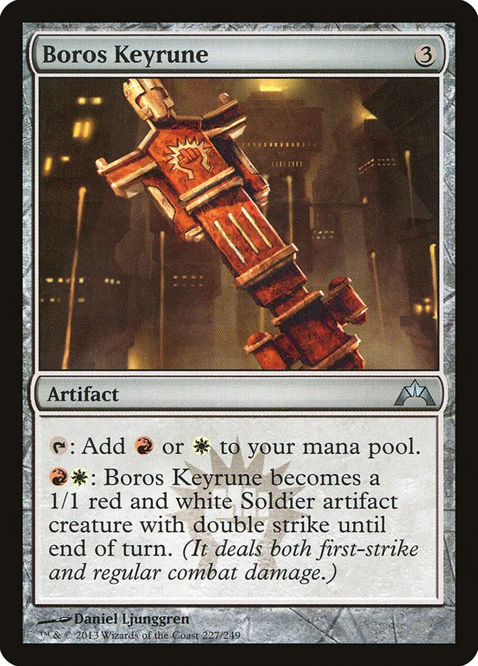 2013 Gatecrash Boros Keyrune uncommon #227 unlisted card image