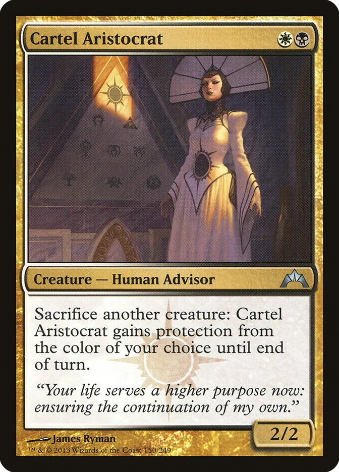 2013 Gatecrash Cartel Aristocrat uncommon #150 unlisted card image