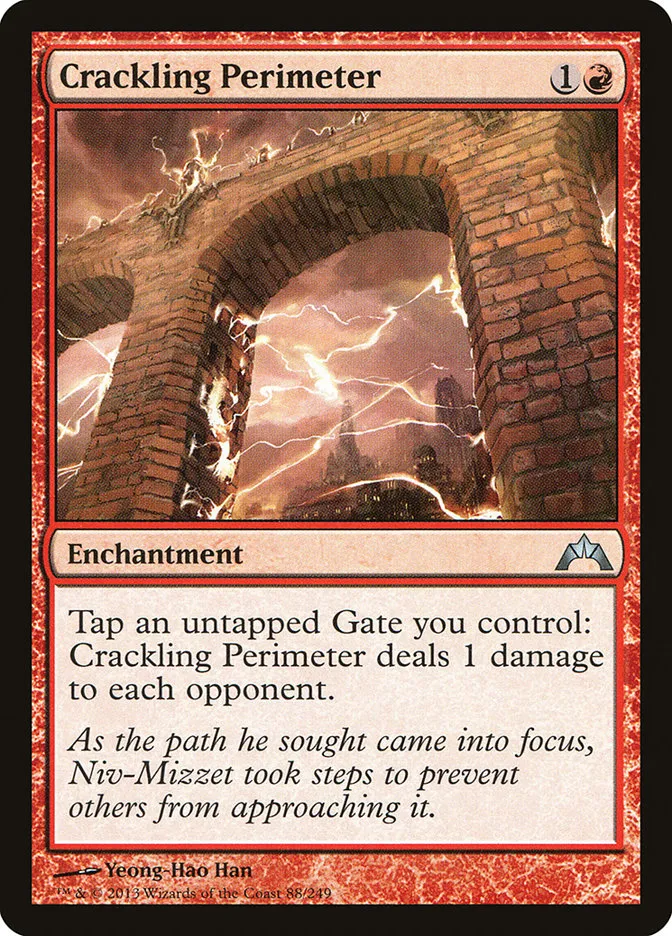 2013 Gatecrash Crackling Perimeter uncommon #88 unlisted card image