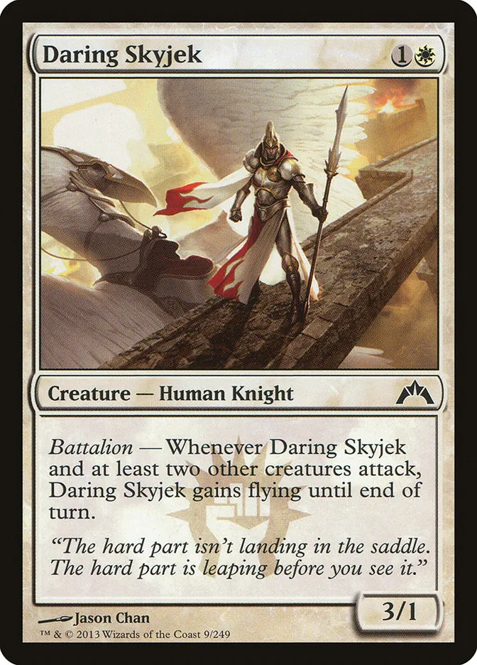 2013 Gatecrash Daring Skyjek common #9 unlisted card image