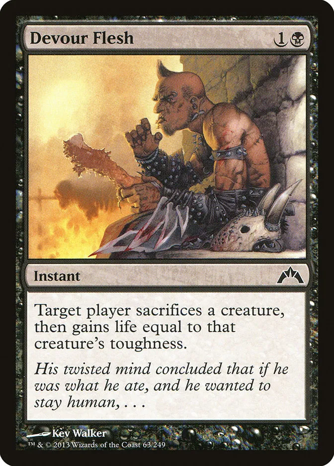 2013 Gatecrash Devour Flesh common #63 unlisted card image
