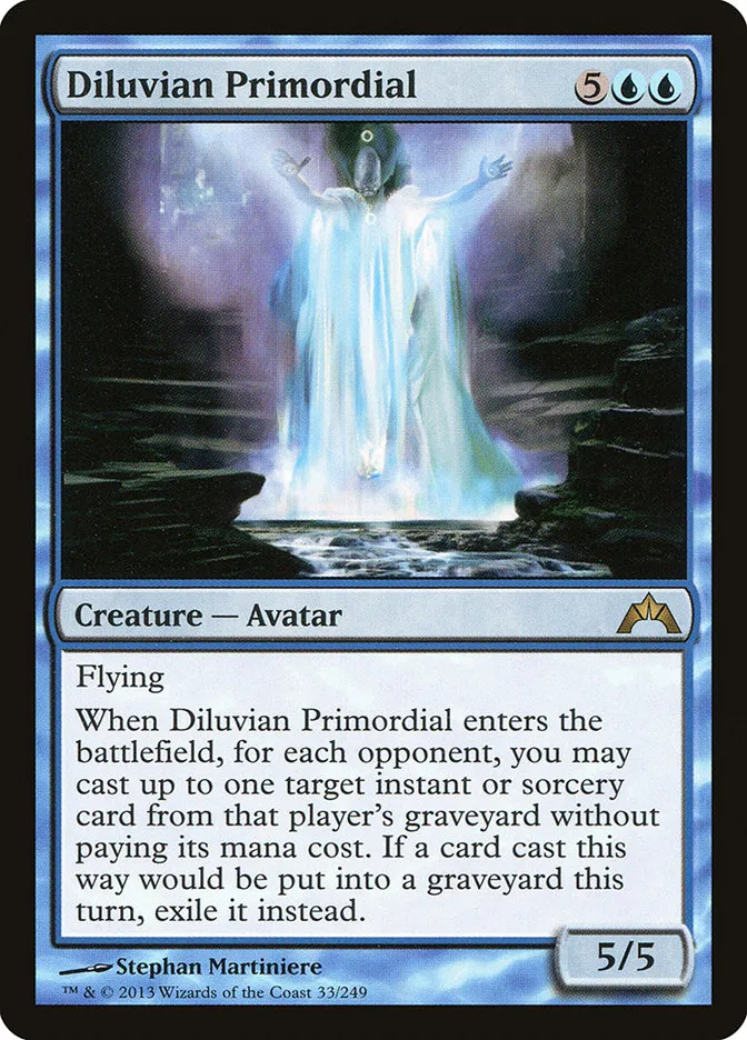 2013 Gatecrash Diluvian Primordial rare #33 unlisted card image