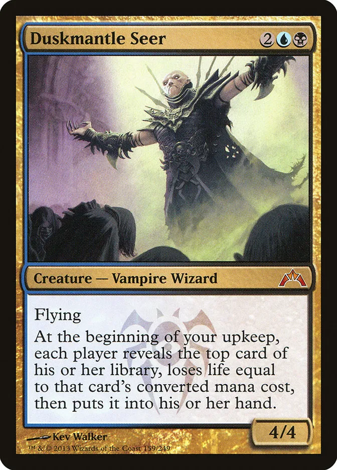 2013 Gatecrash Duskmantle Seer mythic #159 unlisted card image