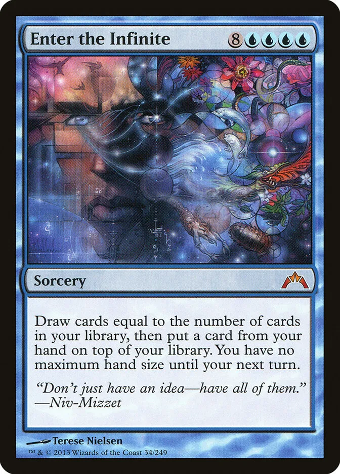 2013 Gatecrash Enter the Infinite mythic #34 unlisted card image