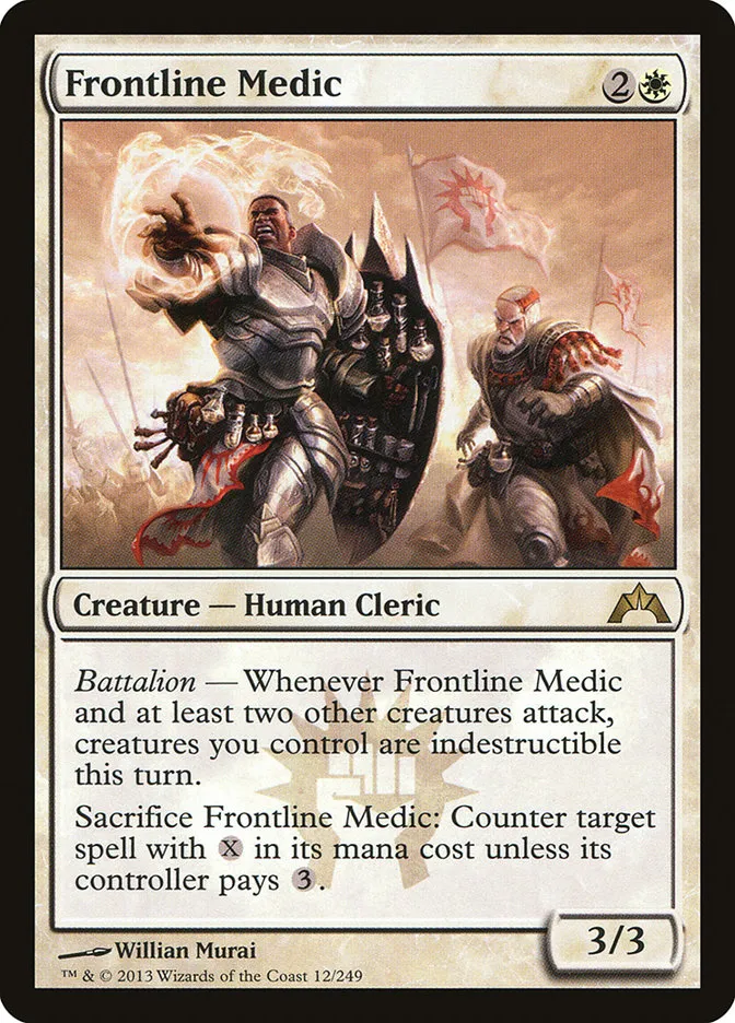 2013 Gatecrash Frontline Medic rare #12 unlisted card image