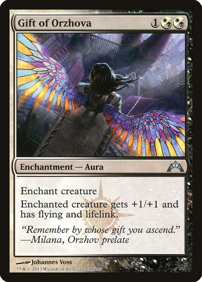 2013 Gatecrash Gift of Orzhova uncommon #219 unlisted card image