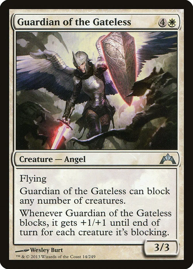 2013 Gatecrash Guardian of the Gateless uncommon #14 unlisted card image