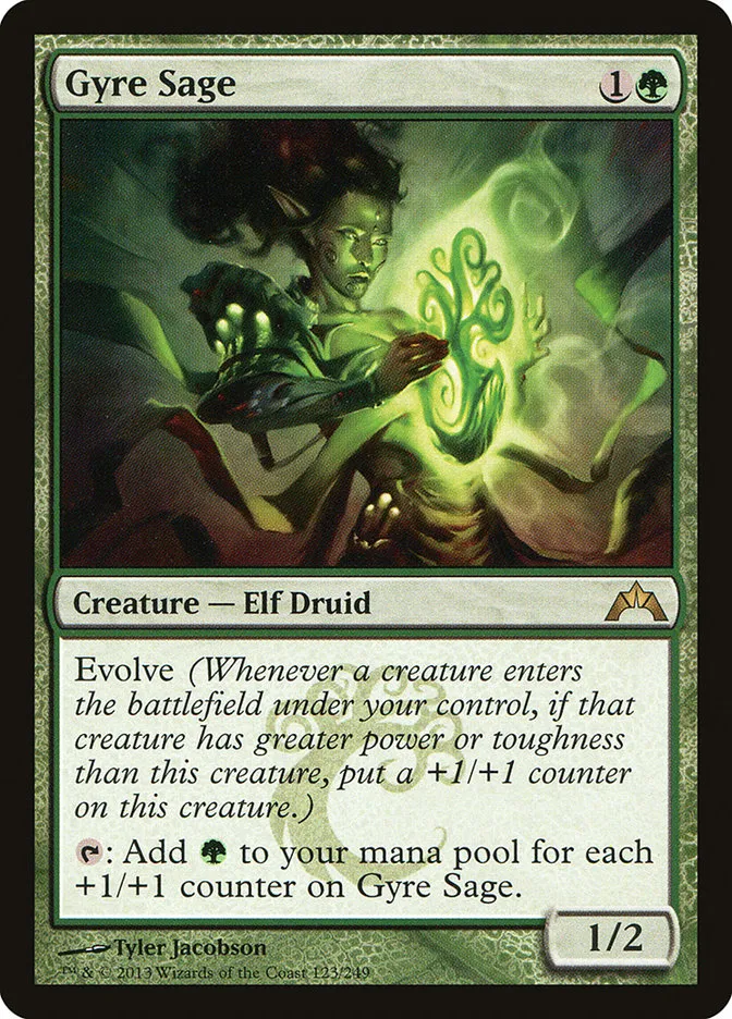 2013 Gatecrash Gyre Sage rare #123 unlisted card image