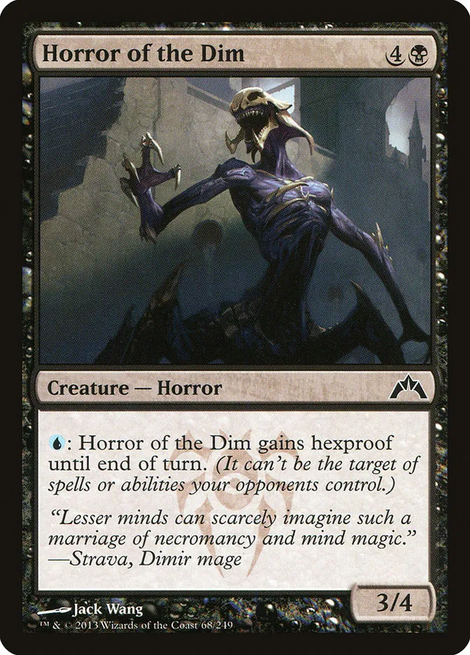 2013 Gatecrash Horror of the Dim common #68 unlisted card image