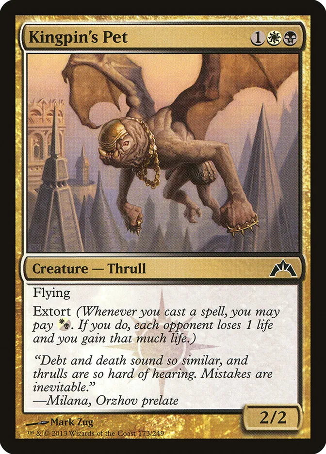 2013 Gatecrash Kingpin's Pet common #173 unlisted card image