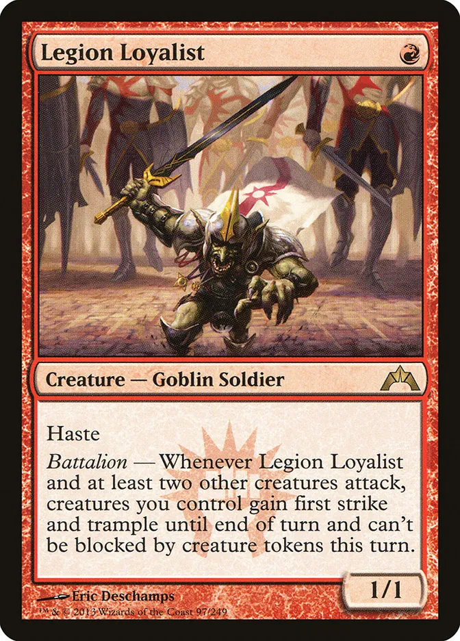 2013 Gatecrash Legion Loyalist rare #97 unlisted card image