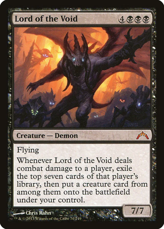 2013 Gatecrash Lord of the Void mythic #71 unlisted card image