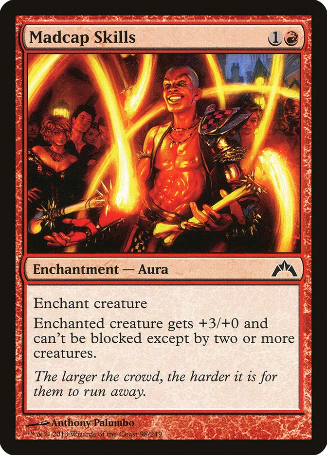 2013 Gatecrash Madcap Skills common #98 unlisted card image