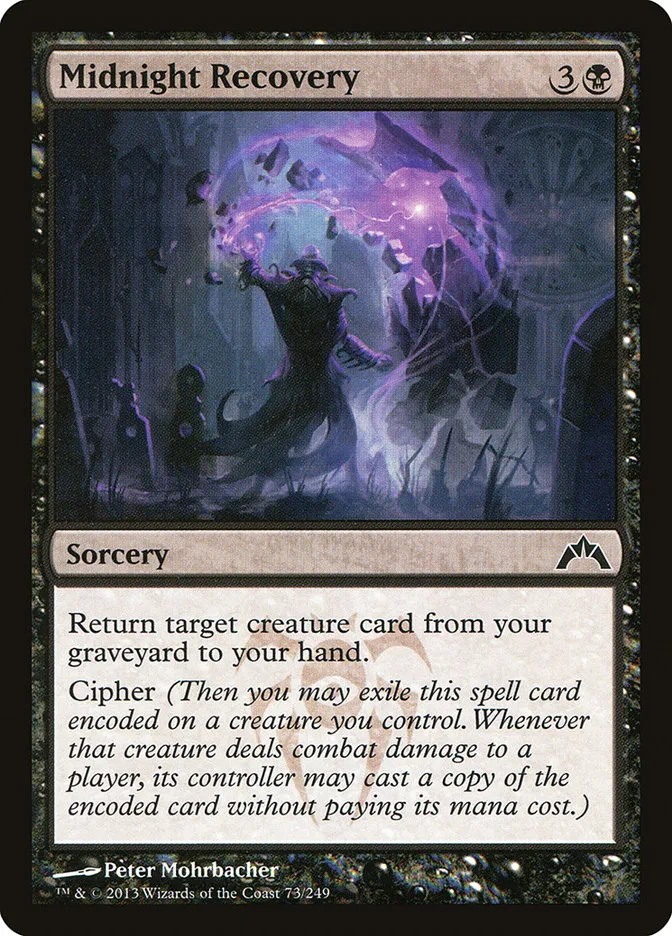 2013 Gatecrash Midnight Recovery common #73 unlisted card image