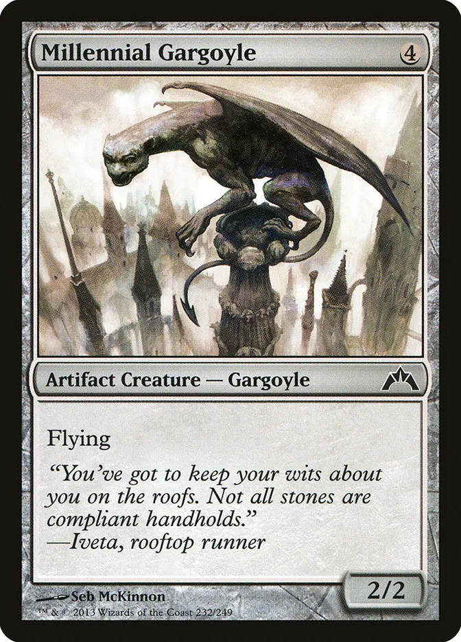 2013 Gatecrash Millennial Gargoyle common #232 unlisted card image