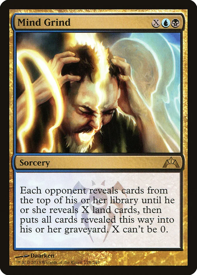 2013 Gatecrash Mind Grind rare #178 unlisted card image