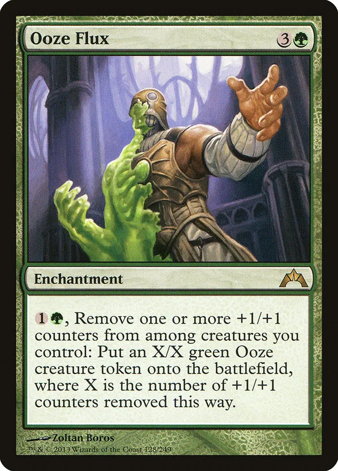 2013 Gatecrash Ooze Flux rare #128 unlisted card image