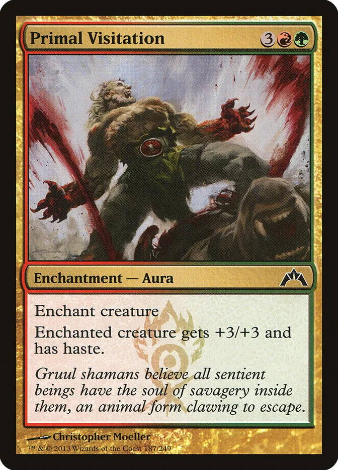 2013 Gatecrash Primal Visitation common #187 unlisted card image