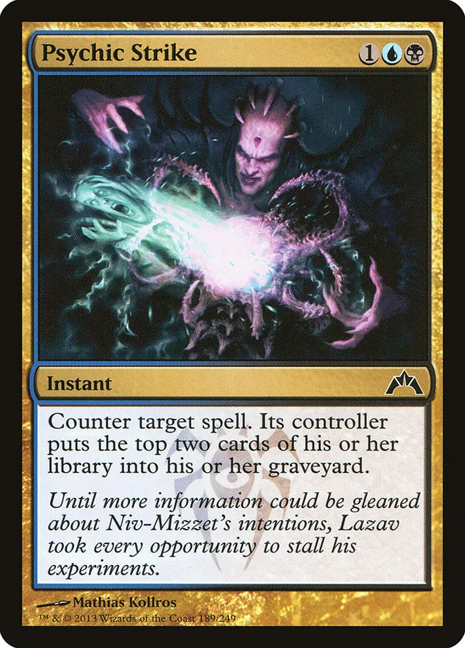 2013 Gatecrash Psychic Strike common #189 unlisted card image