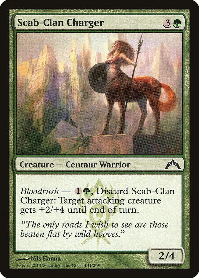 2013 Gatecrash Scab-Clan Charger common #131 unlisted card image