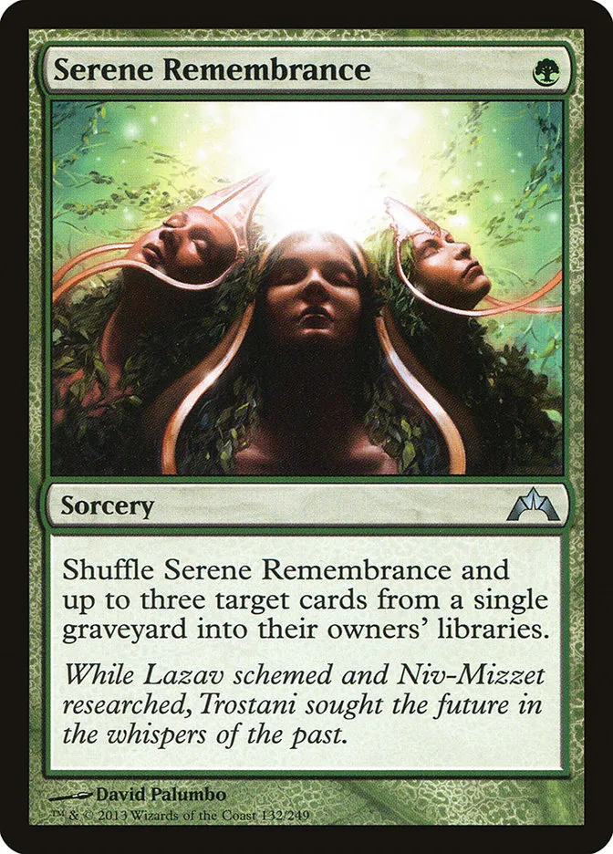 2013 Gatecrash Serene Remembrance uncommon #132 unlisted card image