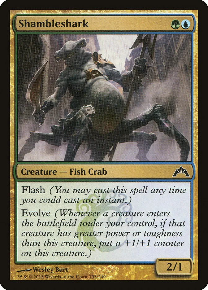 2013 Gatecrash Shambleshark common #193 unlisted card image
