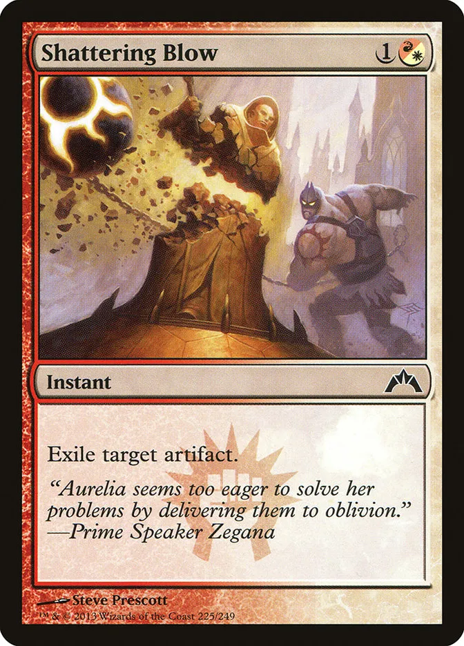 2013 Gatecrash Shattering Blow common #225 unlisted card image