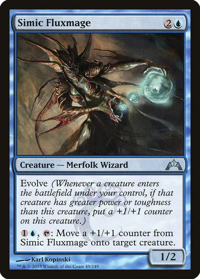 2013 Gatecrash Simic Fluxmage uncommon #49 unlisted card image