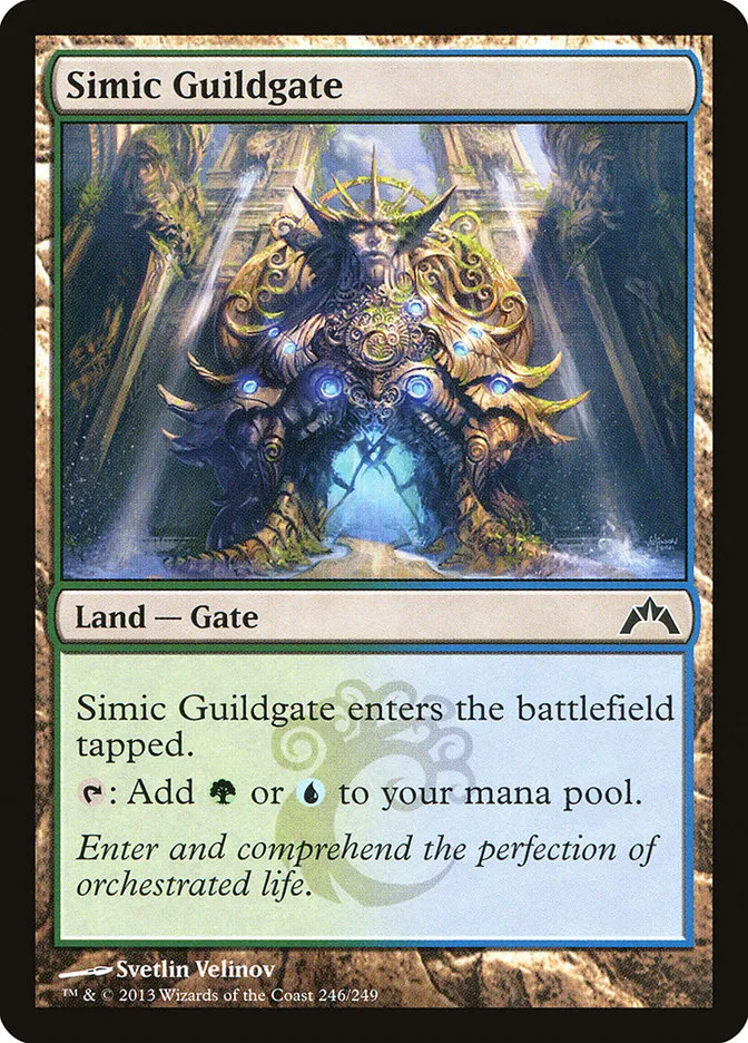 2013 Gatecrash Simic Guildgate common #246 unlisted card image