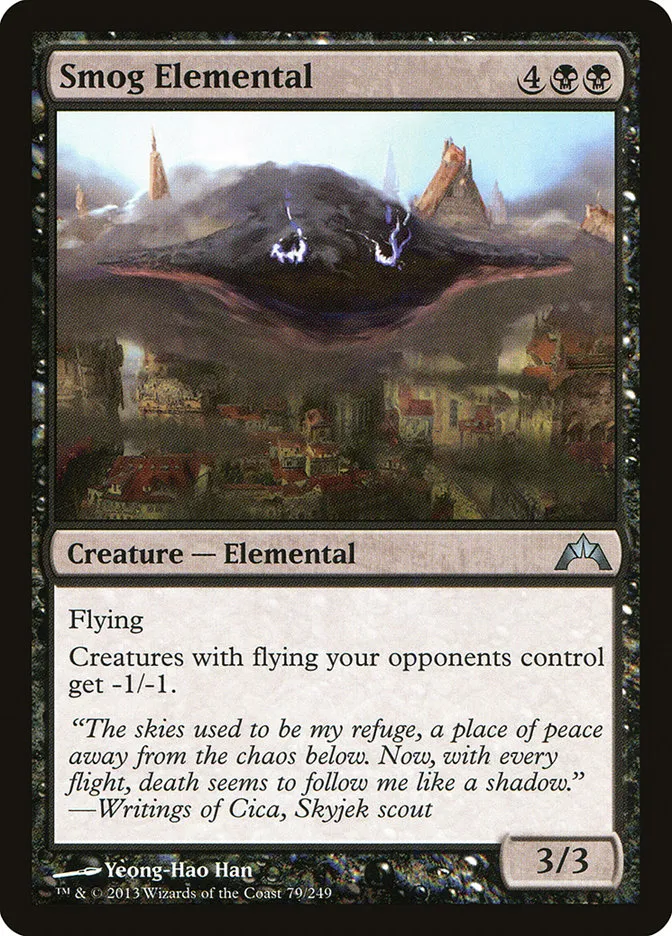 2013 Gatecrash Smog Elemental uncommon #79 unlisted card image