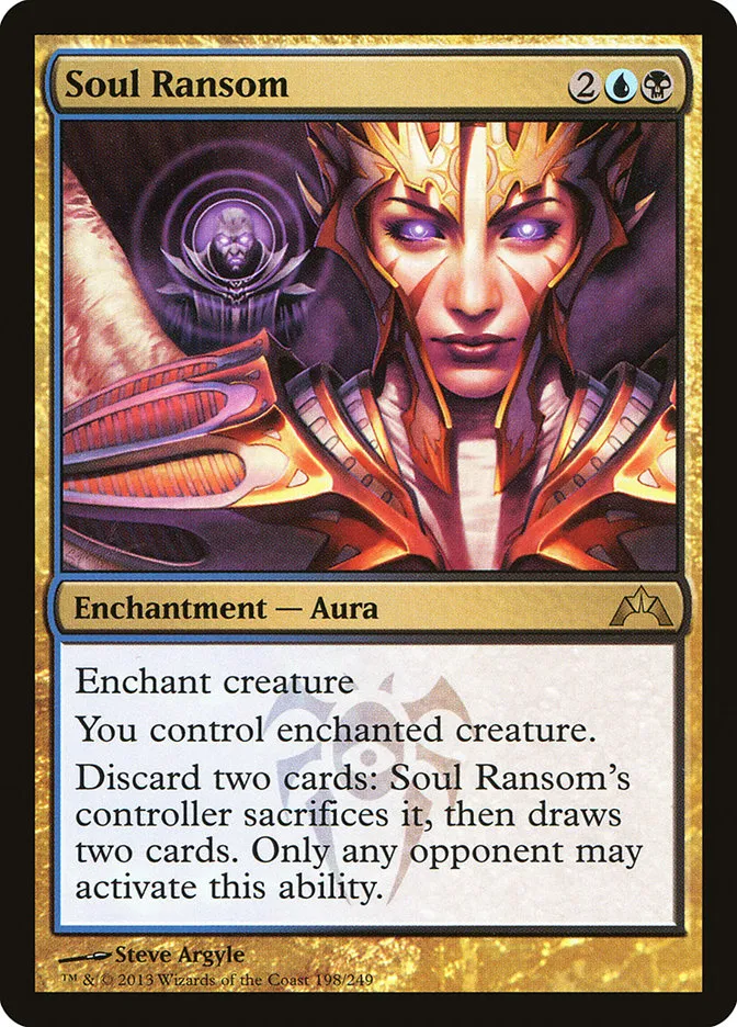 2013 Gatecrash Soul Ransom rare #198 unlisted card image