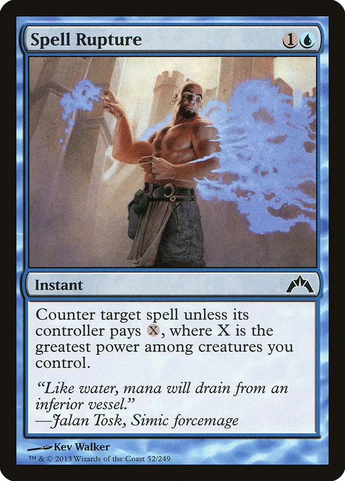 2013 Gatecrash Spell Rupture common #52 unlisted card image