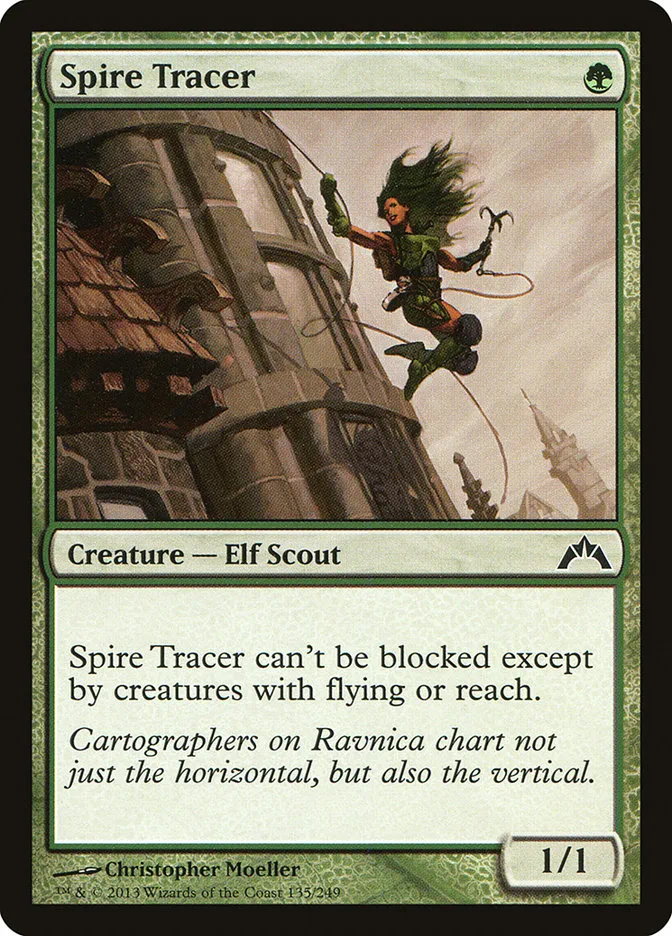 2013 Gatecrash Spire Tracer common #135 unlisted card image
