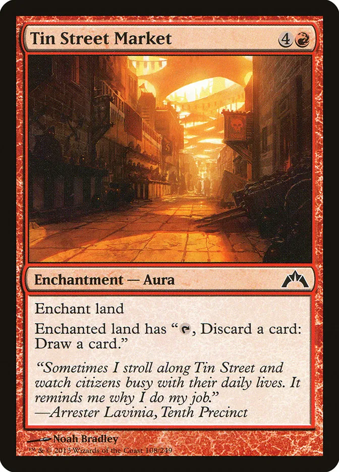 2013 Gatecrash Tin Street Market common #108 unlisted card image