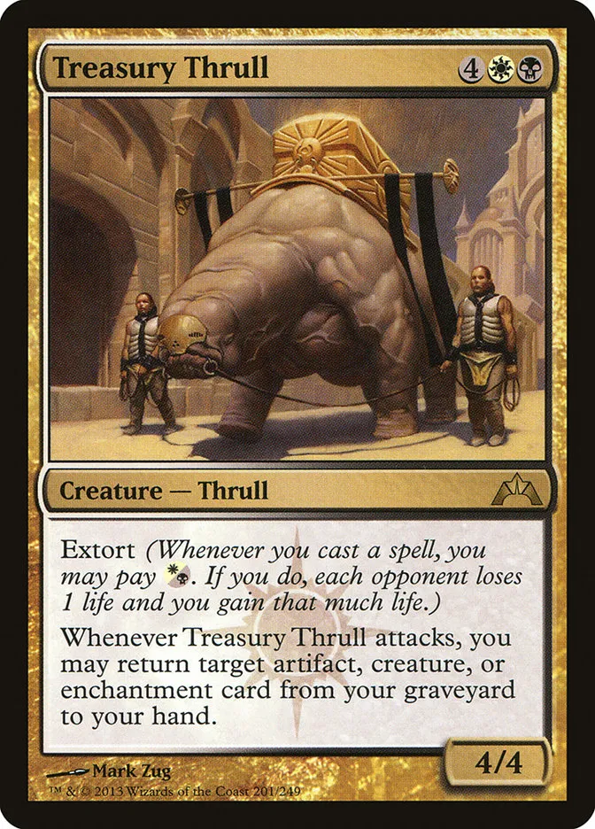 2013 Gatecrash Treasury Thrull rare #201 unlisted card image