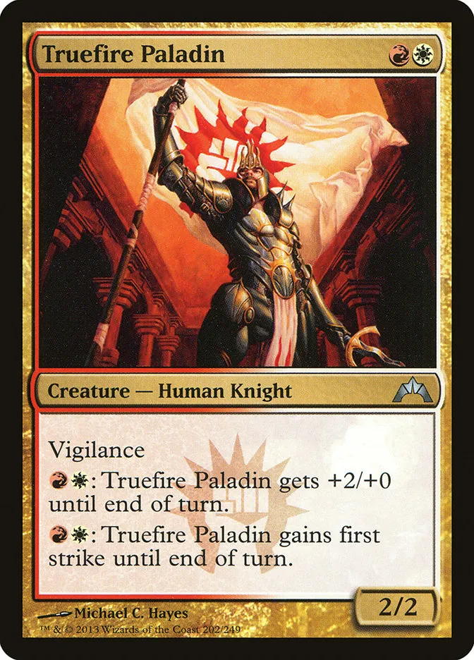 2013 Gatecrash Truefire Paladin uncommon #202 unlisted card image
