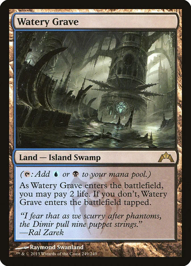 2013 Gatecrash Watery Grave rare #249 unlisted card image