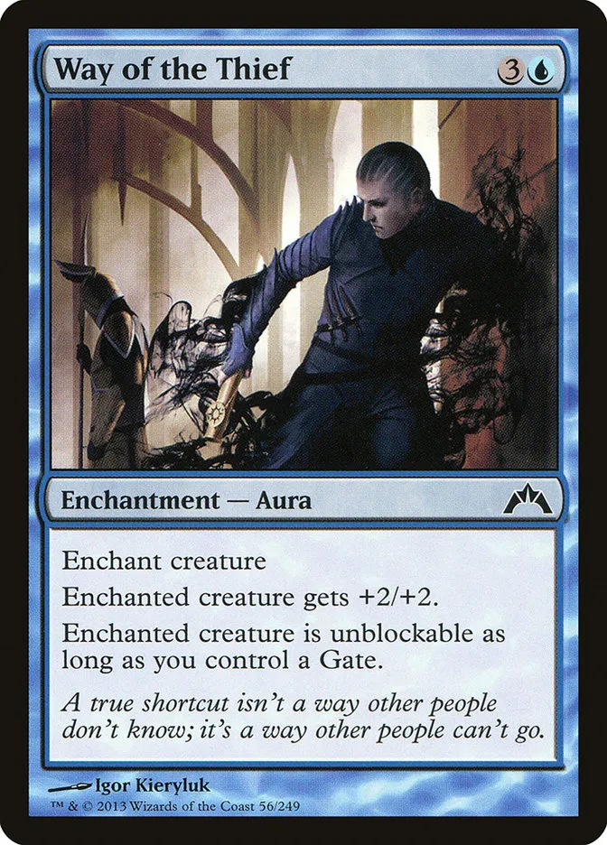 2013 Gatecrash Way of the Thief common #56 unlisted card image