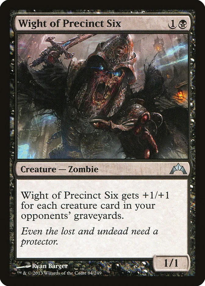 2013 Gatecrash Wight of Precinct Six uncommon #84 unlisted card image